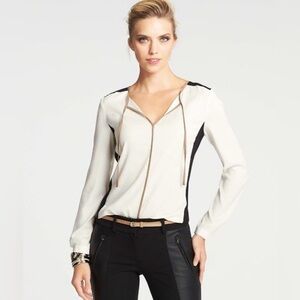 Ann Taylor Petite Long Sleeves Blouse – Size 0P